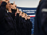 NOWI FUNKCJONARIUSZE W SZEREGACH PODLASKIEJ POLICJI